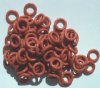100 10mm Copper Rust Rubber Rings
